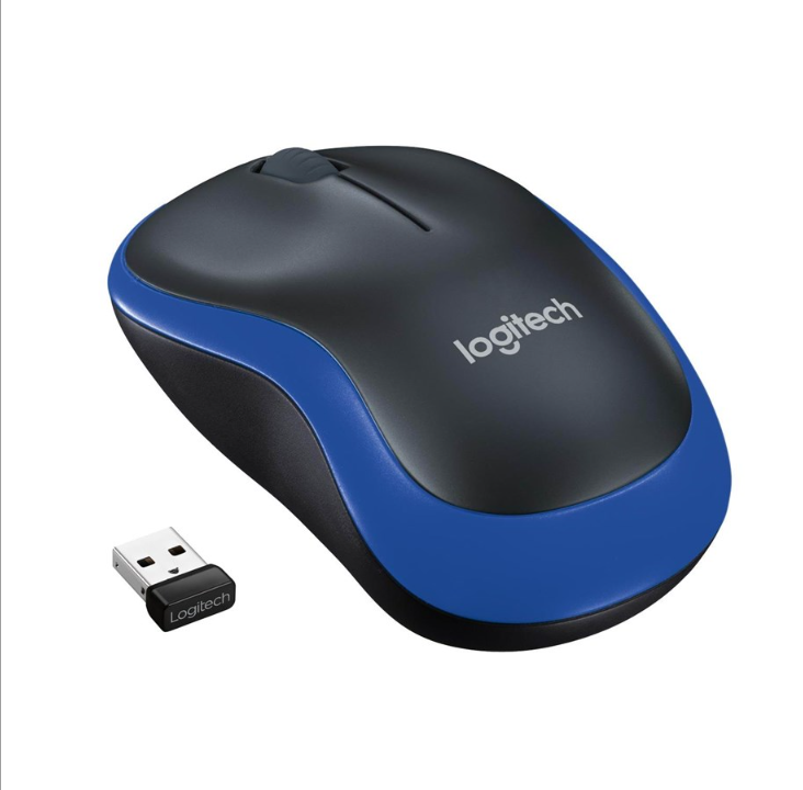 Logitech Wireless Mouse M185 - Mouse - Optic - 3 buttons - Bl?