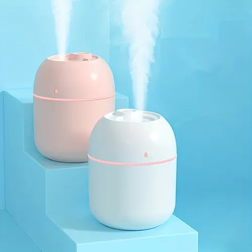 1pc Portable Mini Cup Spray Mist Humidifier Double Wet Aroma Essential Oil Diffuser Car Usb Air Humidifier 220ml