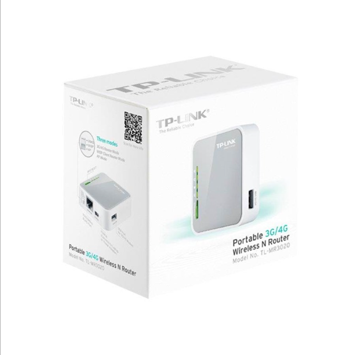 TP-Link TL-MR3020 Portable 3G/3.75G Wireless NR - Wireless router N Standard - 802.11n