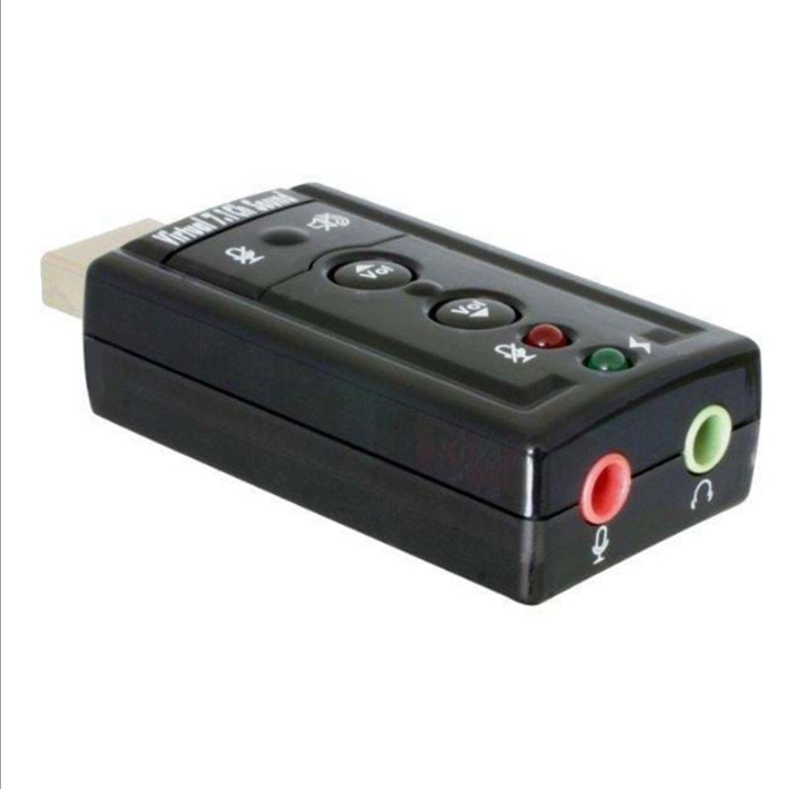 DeLOCK USB محول الصوت 7.1 - بطاقة الصوت