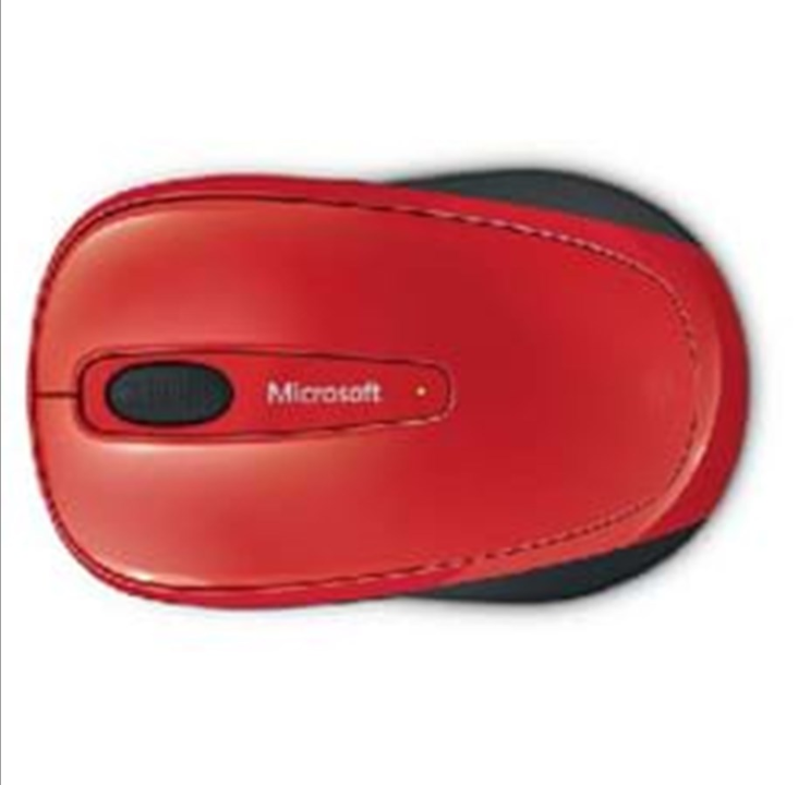 Microsoft Wireless Mobile Mouse 3500 Red - Mouse - Optic - 3 buttons - Red