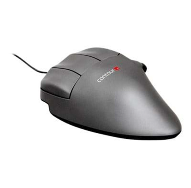 Contour Mouse Left - Large - Ergonomic mouse - Optic - 5 buttons - Gr?