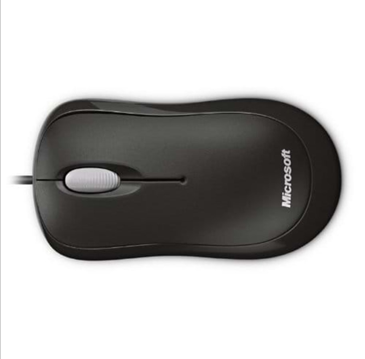 Microsoft Basic Optical Mouse - Black - Mouse - Optic - 3 buttons - Black