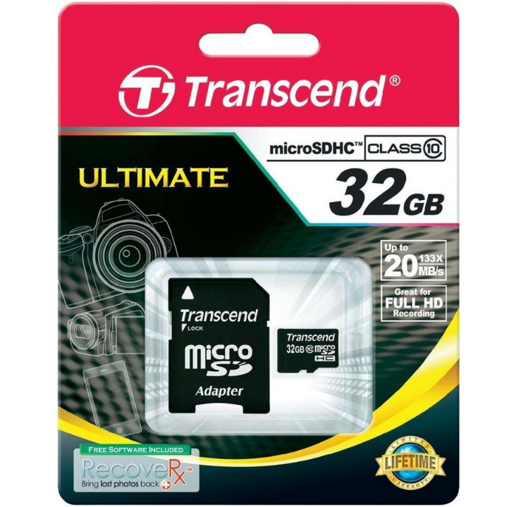Transcend - flash-minneskort - 32 GB - microSDHC