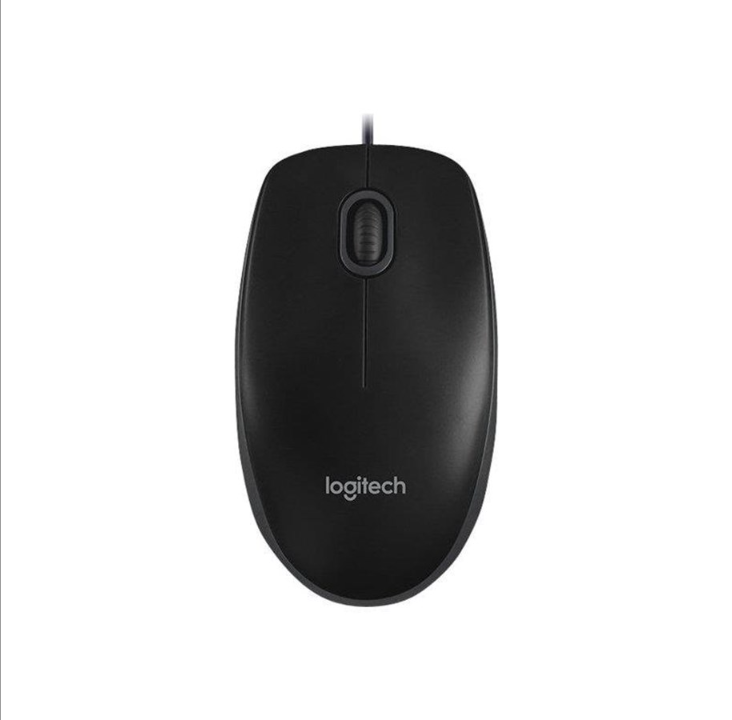 Logitech B100 Optical USB Mouse - mouse - Mouse - Optic - 3 buttons - Black