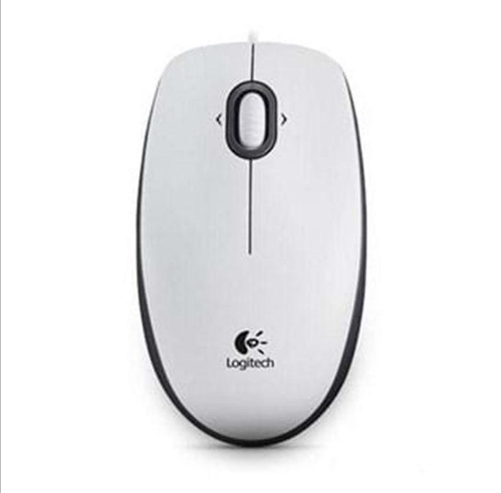 Logitech B100 Optical USB Mouse - mouse - Mouse - Optic - 3 buttons - White
