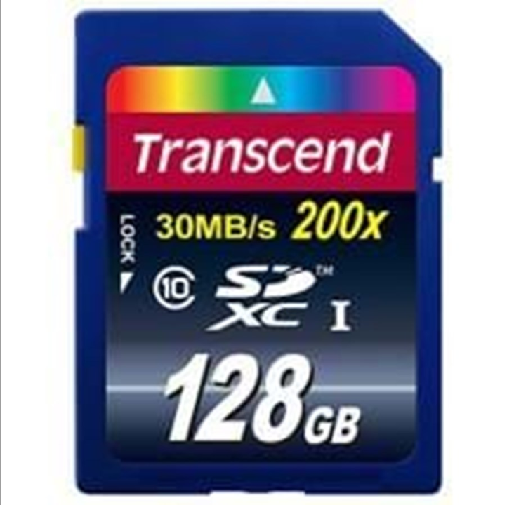 Transcend Ultimate - flash-minneskort - 128 GB - S