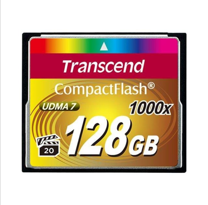 Transcend Ultimate - flash-minneskort - 128 GB - C