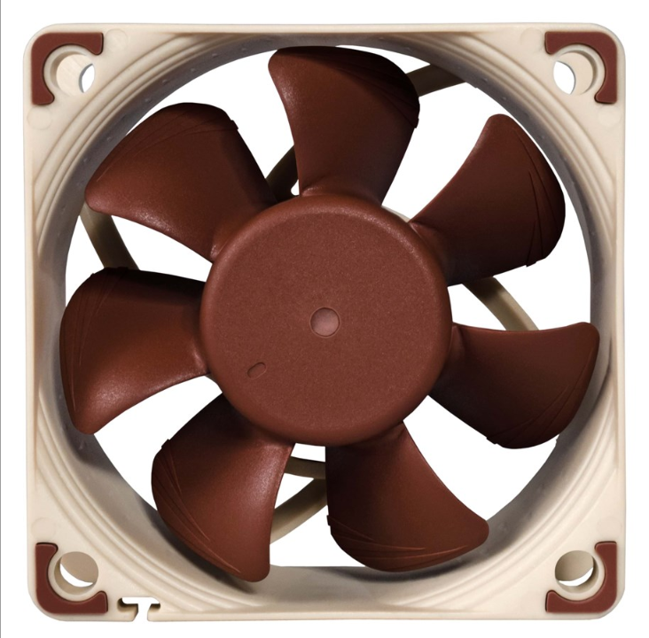 Noctua NF-A6x25 FLX - مروحة جلدية - مروحة هيكل - 60 ملم - بني - 19 ديسيبل