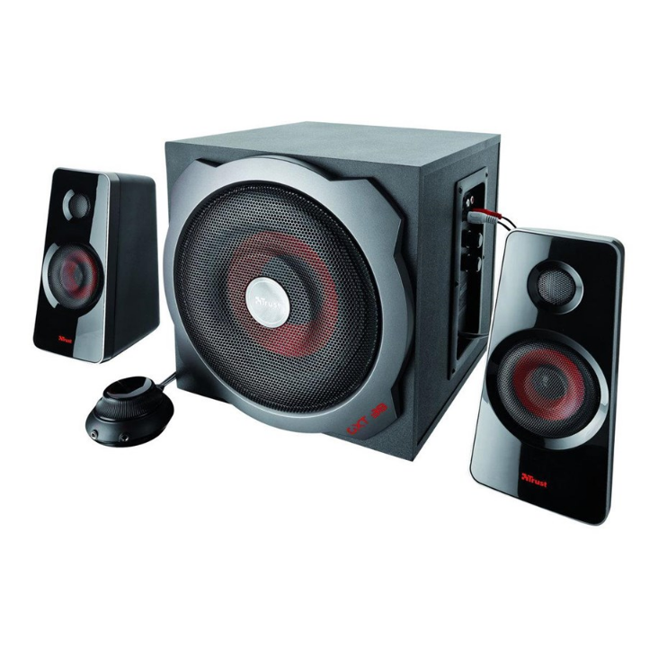 Trust GXT 38 - speaker system - For PC - cable - 2.1-channel