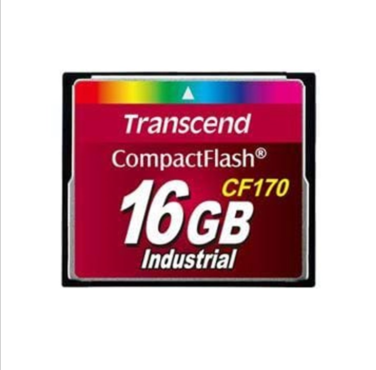Transcend CF170 Industrial - flash-minneskort - 16