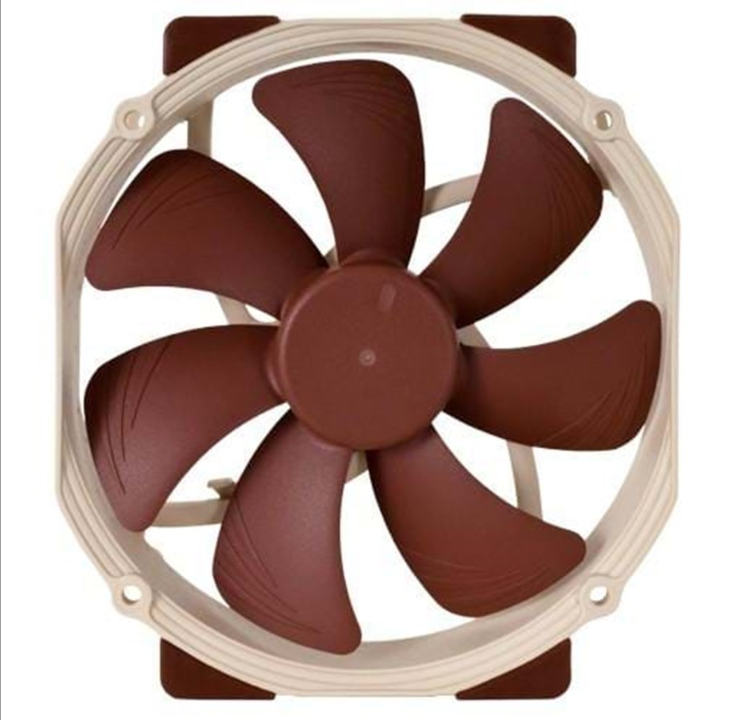 Noctua NF-A15 PWM - مروحة جلدية - مروحة هيكل - 140 ملم - بني - 19 ديسيبل