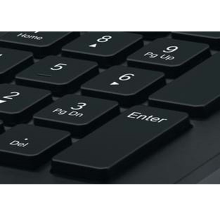 Logitech Corded Keyboard K280e - keyboard - Keyboard - Black
