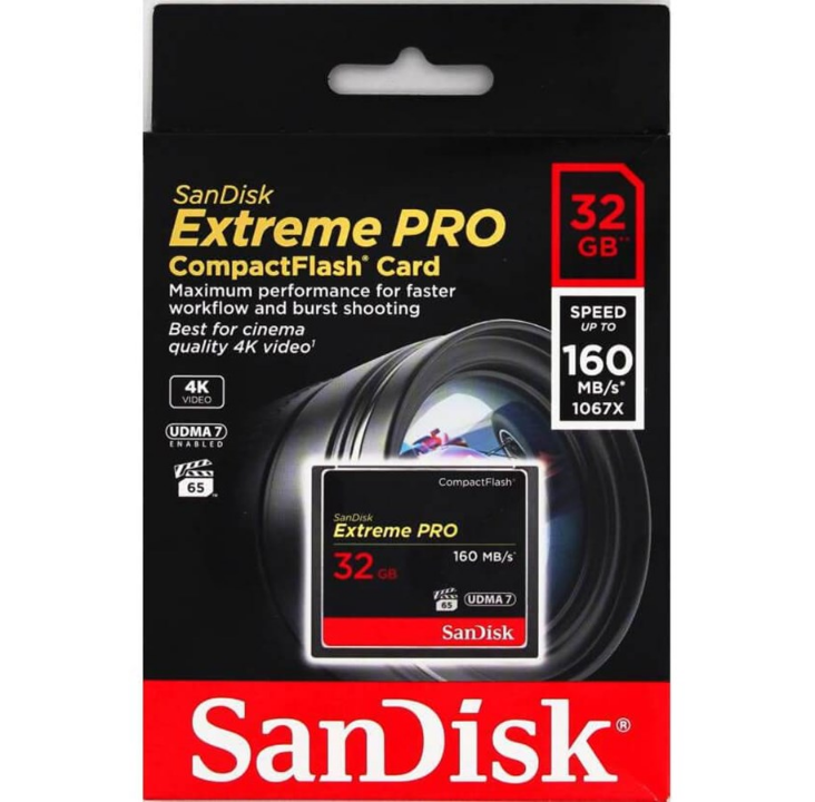 SanDisk Extreme Pro CF - 160MB/s - 32GB