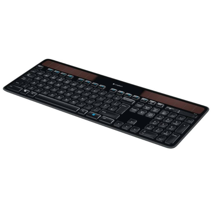 Logitech Wireless Solar K750 - keyboard - Keyboard - Black