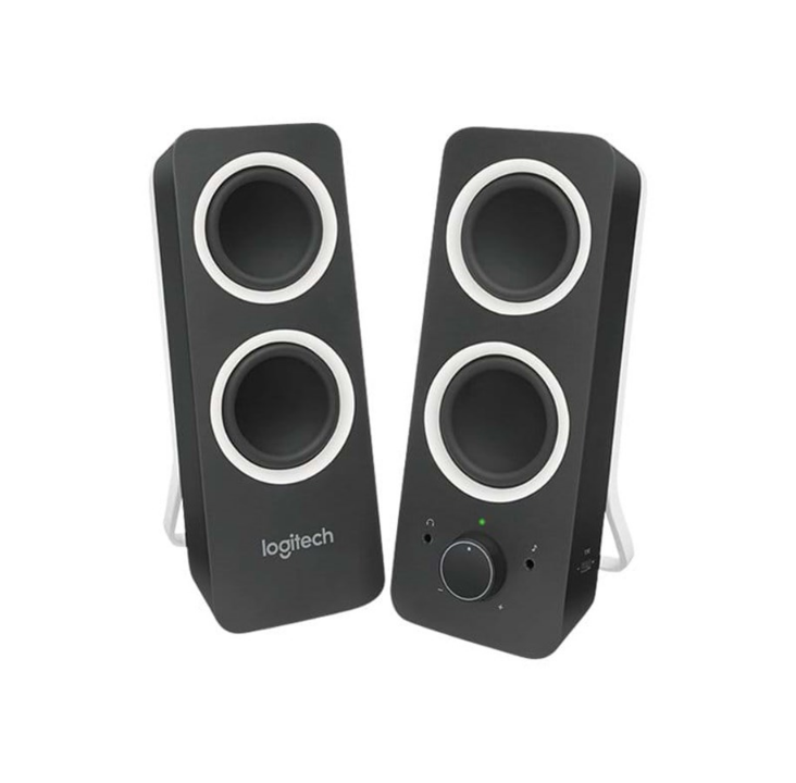 Logitech Z200 - loudspeaker - wired - 2.0-channel - Black