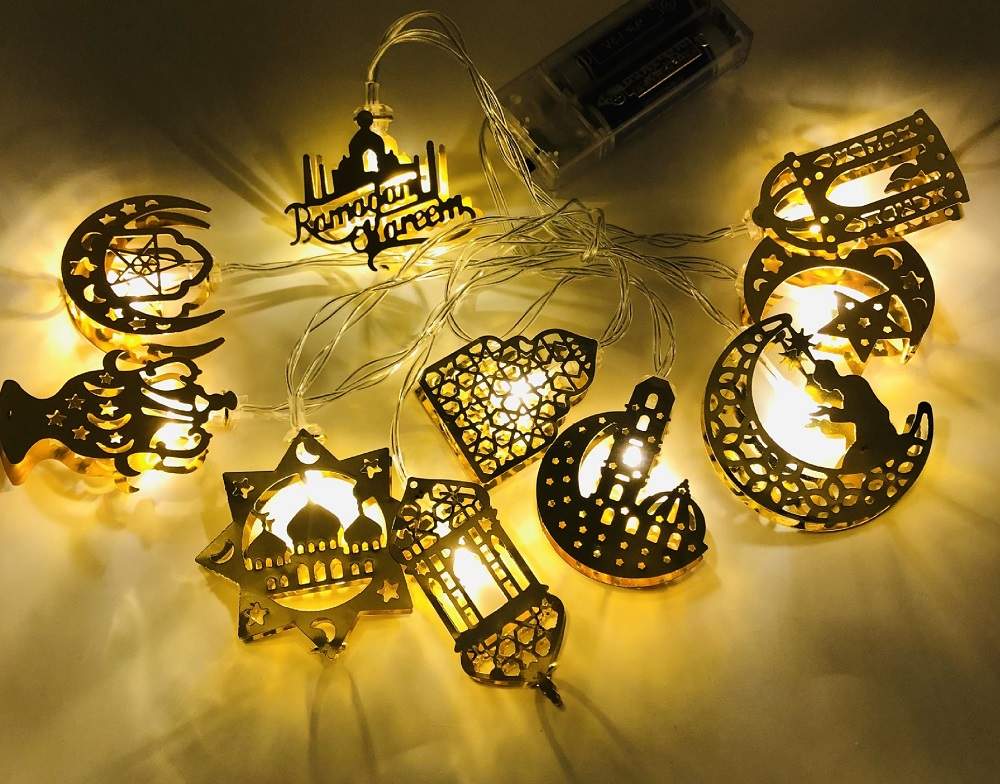 عيد رمضان 3M / 20 LED سلسلة ضوء الديكور فانوس