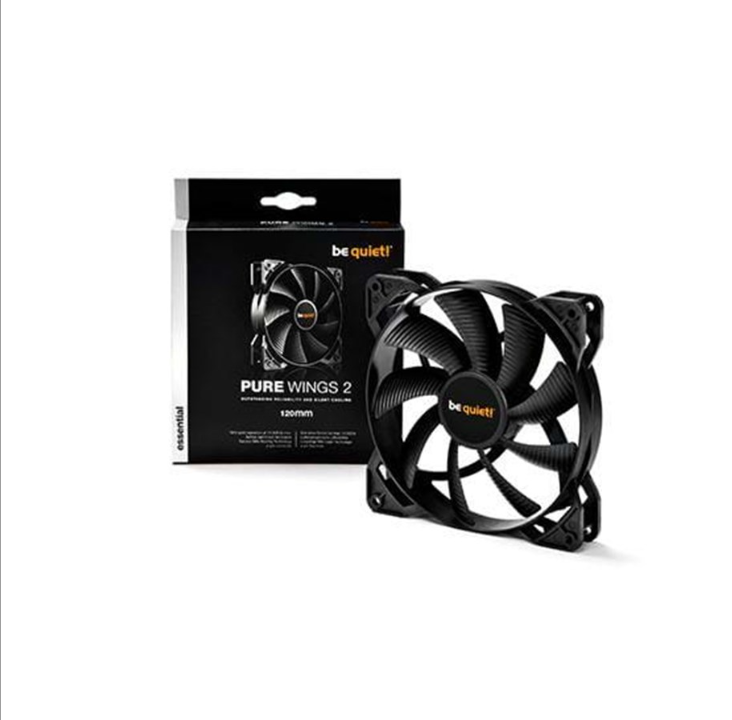 be quiet! Pure Wings 2 120 - Chassis fan - 120mm - Black - 19 dBA