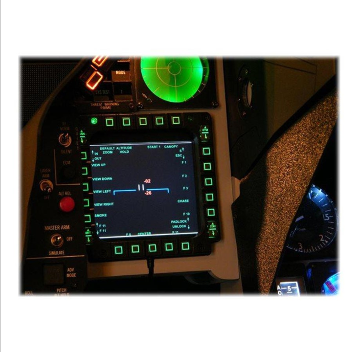 Thrustmaster MFD Cougar Pack - instrument panel for f - Flight simulator instrument panel