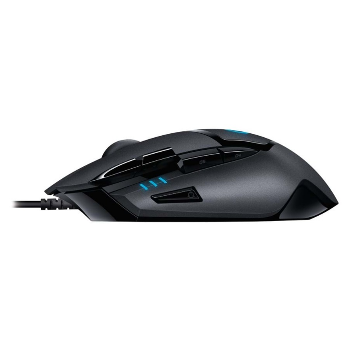 Logitech G402 Hyperion Fury FPS - 游戏鼠标 - 光学 - 8 个按钮 - 黑色 *演示*