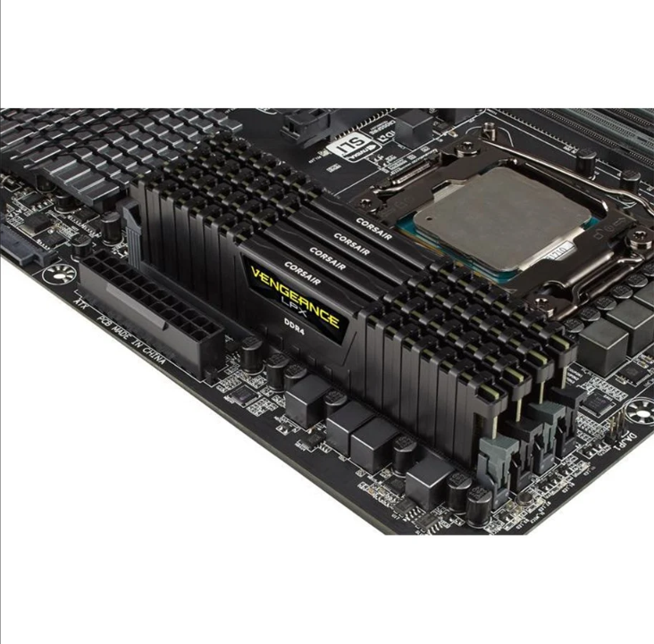 Corsair Vengeance LPX DDR4-2666 - 32GB - CL16 - 四通道（4 件） - 英特尔 XMP - 黑色