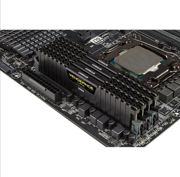 Corsair Vengeance LPX DDR4-2666 - 32GB - CL16 - Quad Channel (4 pcs) - Intel XMP - Black