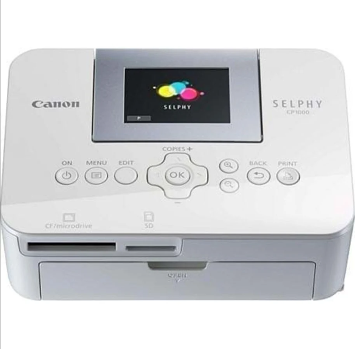 Canon SELPHY CP1000 - White Compact photo printer - Color - Color Sublimation