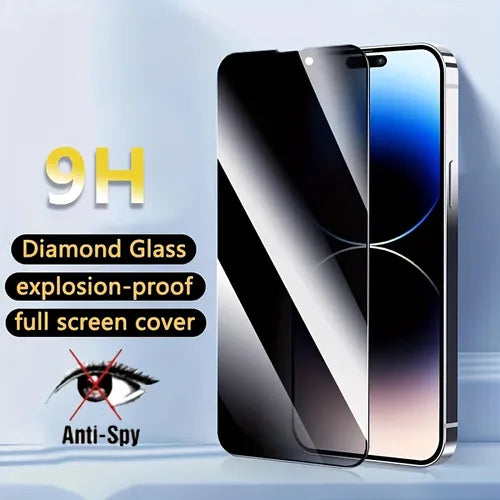 9H Hardness Anti-Fingerprint Privacy Screen Protector With Tempered Glass For IPhone14/14Plus/14Pro/14Pro Max,iPhone13/13Mini/13Pro/13Pro Max,iPhone12/12Mini/12Pro/12Pro Max,iPhone11/11Pro/11Pro Max,iPhoneX/XS/XS Max,iPhone 8/8Plus/7/7Plus