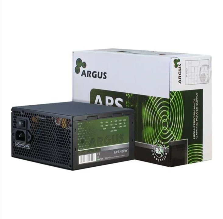 Inter-Tech Argus APS-420W Power Supply - 420 Watt - 120mm - 80 Plus