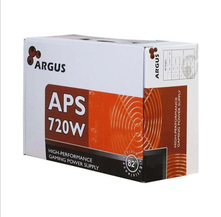 Inter-Tech Argus APS-720W Power Supply - 720 Watt - 120mm - 80 Plus