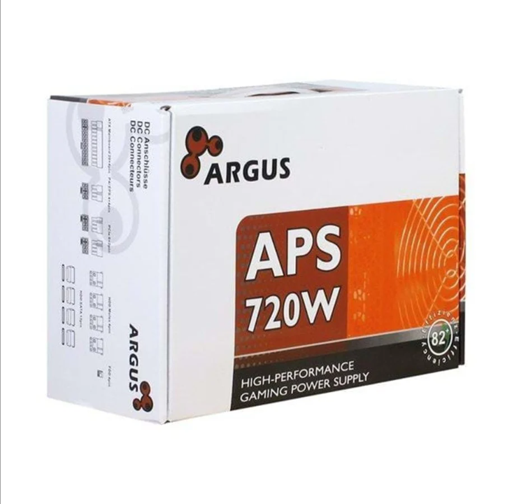 Inter-Tech Argus APS-720W Power Supply - 720 Watt - 120mm - 80 Plus