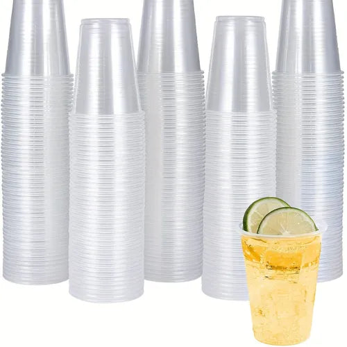 90pcs/3oz, Transparent Plastic Cup, Eco-friendly Disposable Cold Drink Cup, Hot Drink Cup, Suitable For Wedding, Party, Travel, Graduation And Other Celebration Event Shaped, Graduation Season Party Decoration, Graduation Ceremony Backdrop Hanging