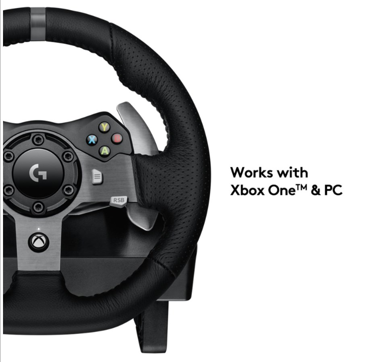 Logitech G920 Driving Force (Xbox XS / Xbox One / PC) - 方向盘和踏板组 - Microsoft Xbox One