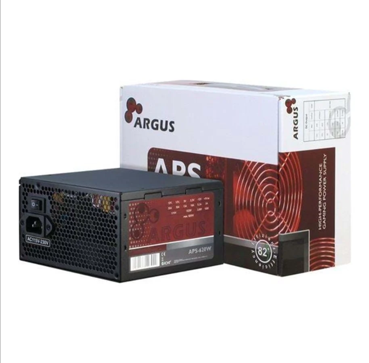 انتر تك Argus APS-620W مزود طاقة - 620 وات - 120 ملم - 80 بلس