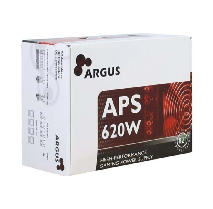 Inter-Tech Argus APS-620W Power Supply - 620 Watt - 120mm - 80 Plus