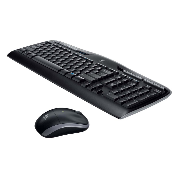 Logitech Wireless Combo MK330 - kit with keyb - Keyboard & Mouse set - American English - Black