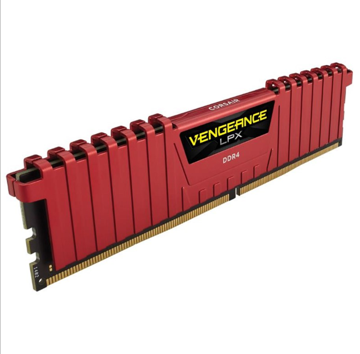 Corsair Vengeance LPX DDR4-2666 - 8GB - CL16 - Single Channel (1 pc) - Intel XMP - Red