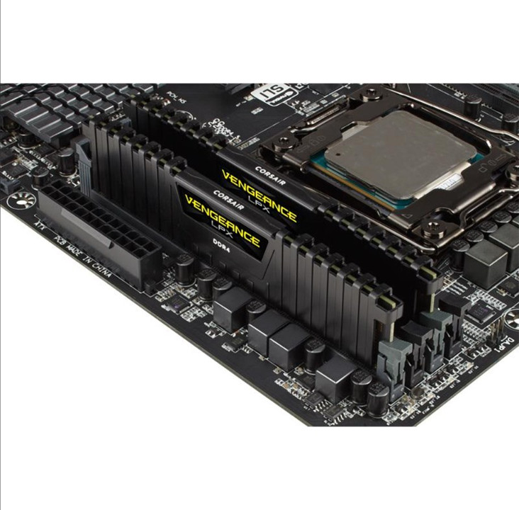 Corsair Vengeance LPX DDR4-3000 - 16GB - CL15 - 双通道（2 件） - 英特尔 XMP - 黑色