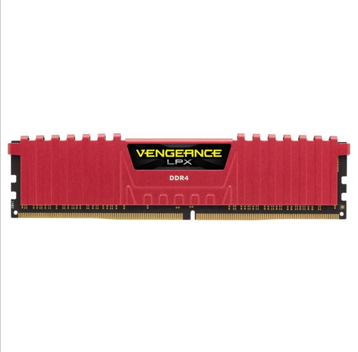 Corsair Vengeance LPX DDR4-2666 - 32GB - CL16 - Dual Channel (2 pcs) - Intel XMP - Red