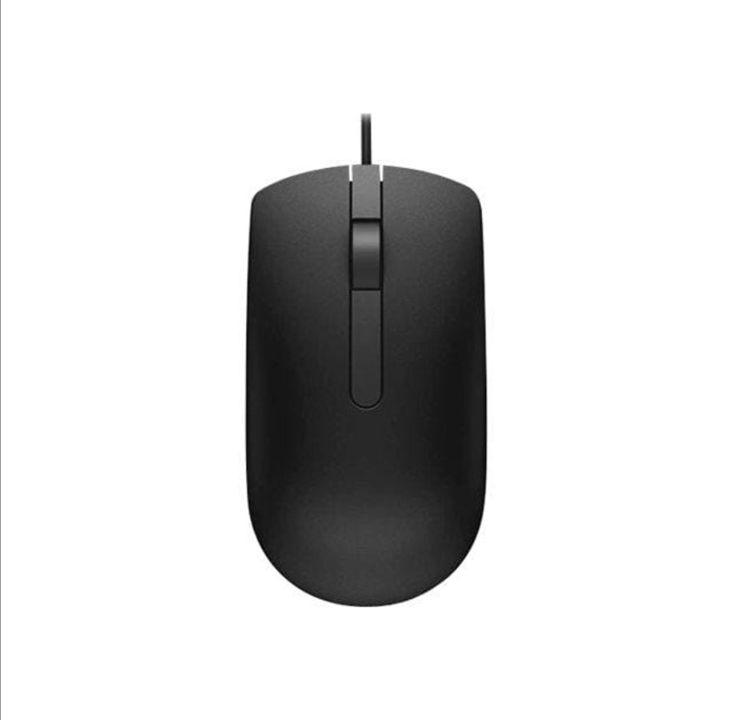 Dell MS116 - mouse - Mouse - Optic - 2 buttons - Black