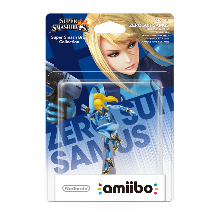 Nintendo amiibo Zero Suit Samus (Super Smash Bros.) - Accessories for game console - Nintendo Switch