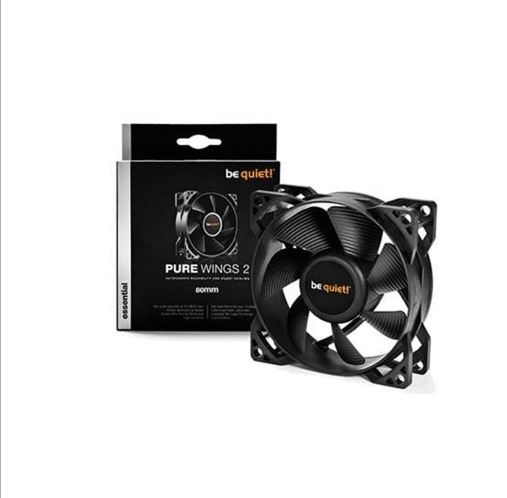 be quiet! Pure Wings 2 80 - Chassis fan - 80mm - Black - 18 dBA