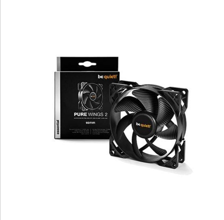 be quiet! Pure Wings 2 92 - Chassis fan - 92mm - Black - 18 dBA