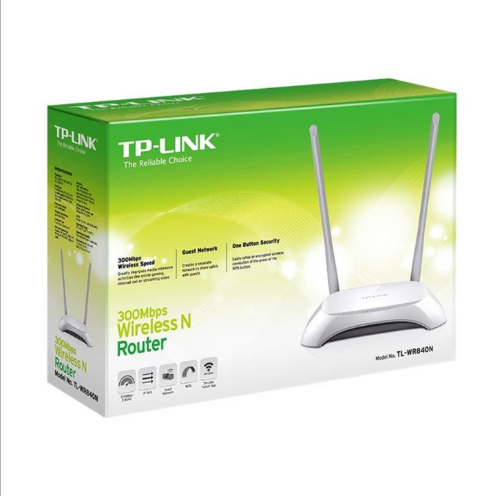 TP-Link TL-WR840N - wireless router - 802.11b/g/n - Wireless router N Standard - 802.11n