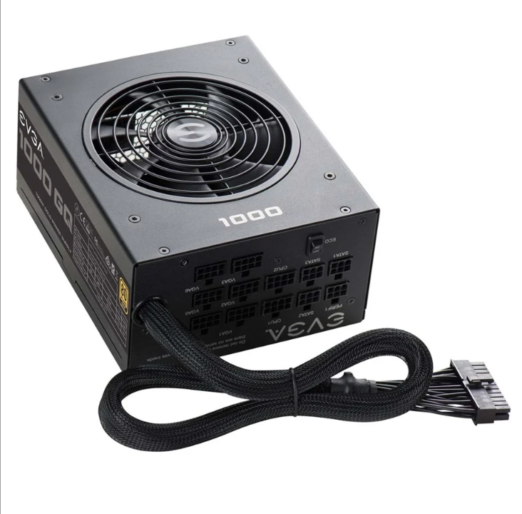 EVGA SuperNOVA 1000 GQ power supply - 1000 Watt - 135 mm - 80 Plus Gold certificate