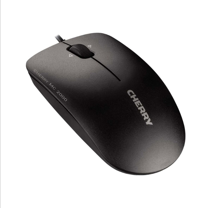 Cherry MC 2000 - mouse - USB - black - Mouse - Optic - 3 buttons - Black