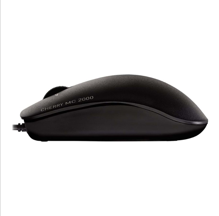 Cherry MC 2000 - mouse - USB - black - Mouse - Optic - 3 buttons - Black