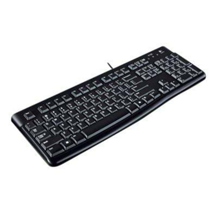Logitech Desktop MK120 - set with keyboard and - Keyboard & Mouse set - Swiss - Black