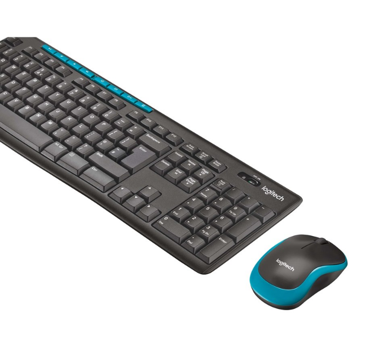 Logitech Wireless Combo MK270 - kit with keyb - Keyboard & Mouse set - English - Black