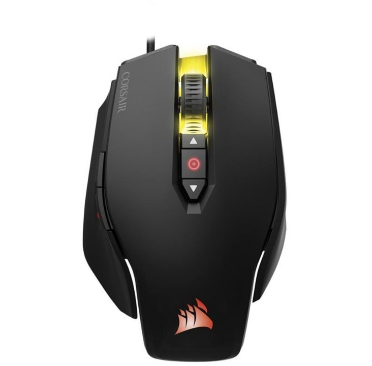 Corsair Gaming M65 PRO RGB - 黑色 - 游戏鼠标 - 光学 - 8 个按钮 - 黑色带 RGB 灯